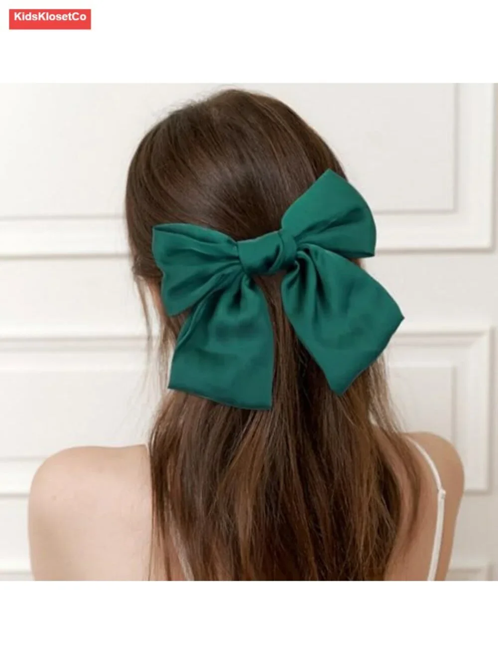 Oversized Satin Knot Hair Bows - 15 Pack Large Bow Clips